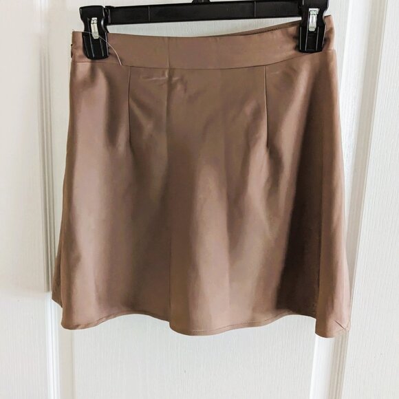 Forever 21 Dark Taupe A-line Skirt Sz XS - Picture 2 of 4